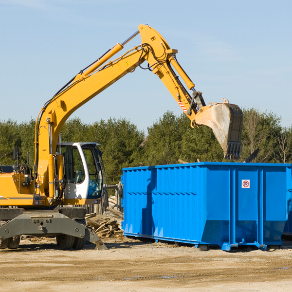 what kind of customer support is available for residential dumpster rentals in Hardy County